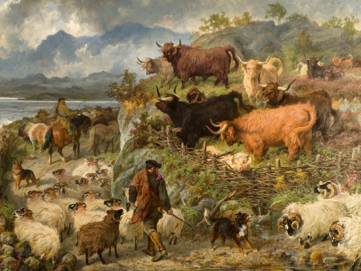 Ein Highland-Abschied von Gourlay Steell