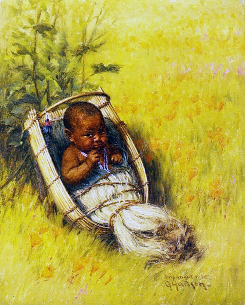 Kawasi-Indianerbaby, 1904 von Grace Carpenter Hudson
