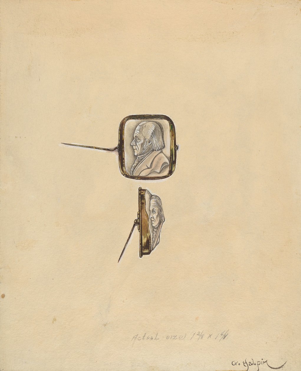 Kameebrosche von Grace Halpin