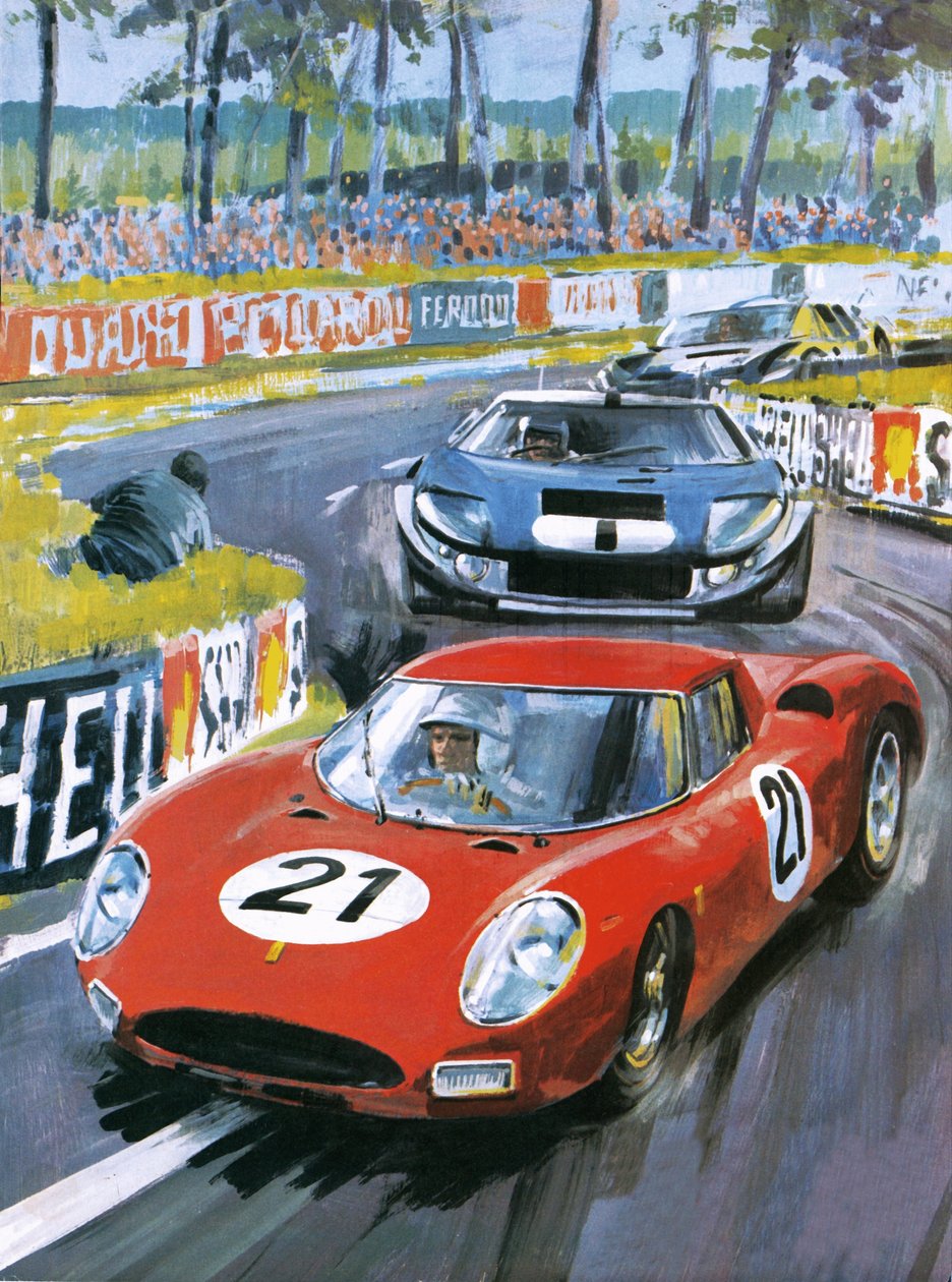 Jochen Rindt fährt einen 250 LM Ferrari von Graham Coton