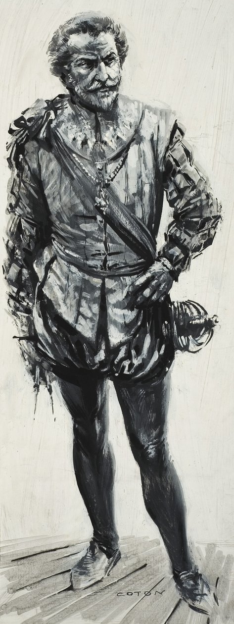 Sir Walter Raleigh (?) von Graham Coton