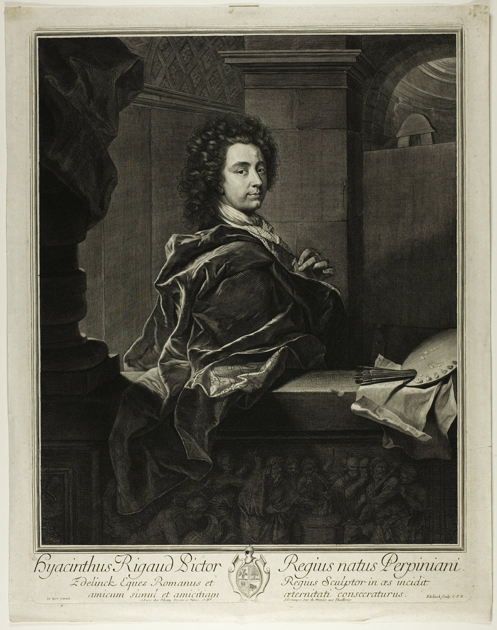 Hyacinthe Rigaud von Gérard Edelinck