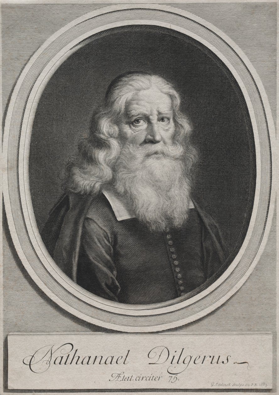 Nathanael Dilgerus, Pfarrer von Danzig von Gérard Edelinck