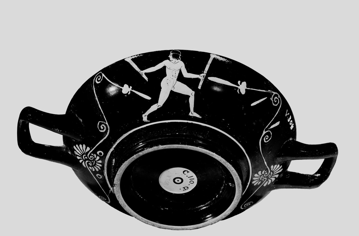 Attische rotfigurige kelchlose Schale, ca. 400 v. Chr. von Greek