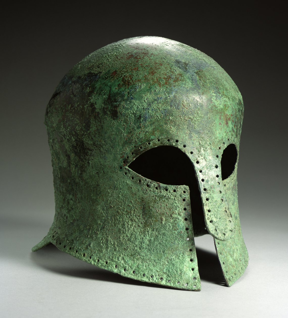 Korinthischer Helm, spätes 7. Jahrhundert v. Chr. (Bronze) von Greek