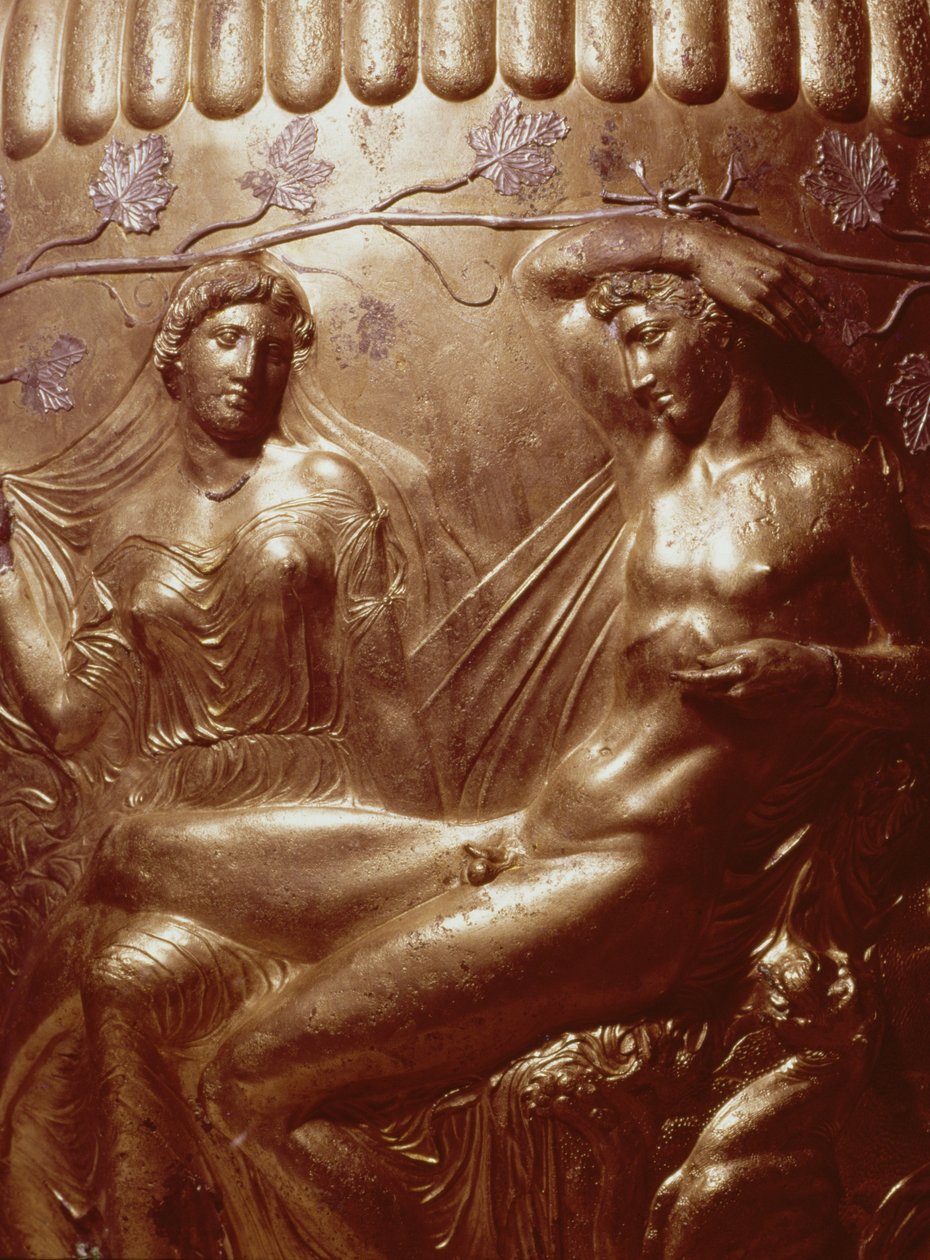 Detail des Dherveni-Kraters von Greek