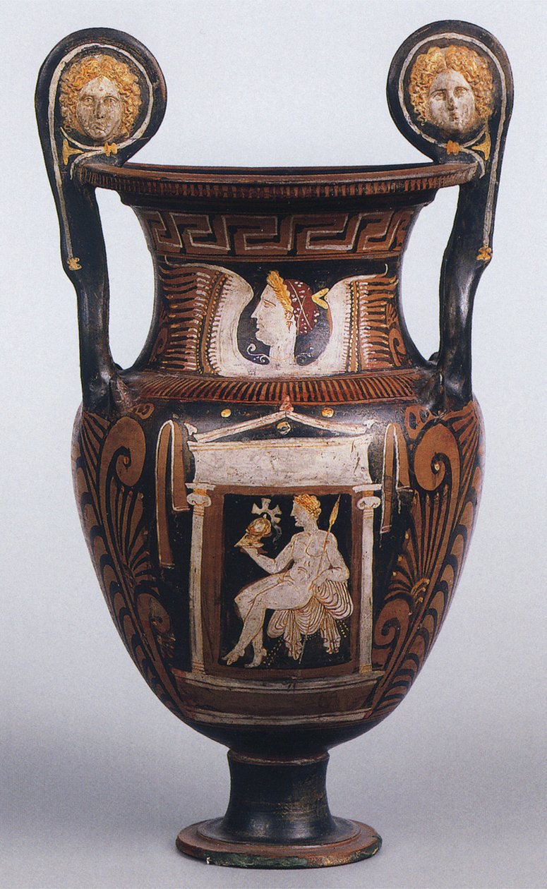 Rotfiguriger Glockenkrater, apulisch, 325-300 v. Chr. von Greek