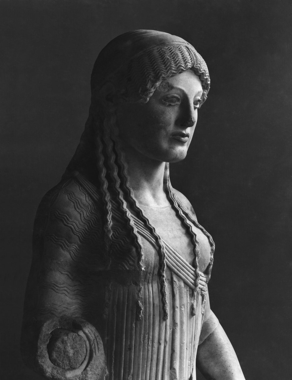 Die Euthydikos Kore, von der Akropolis, ca. 490 v. Chr. von Greek