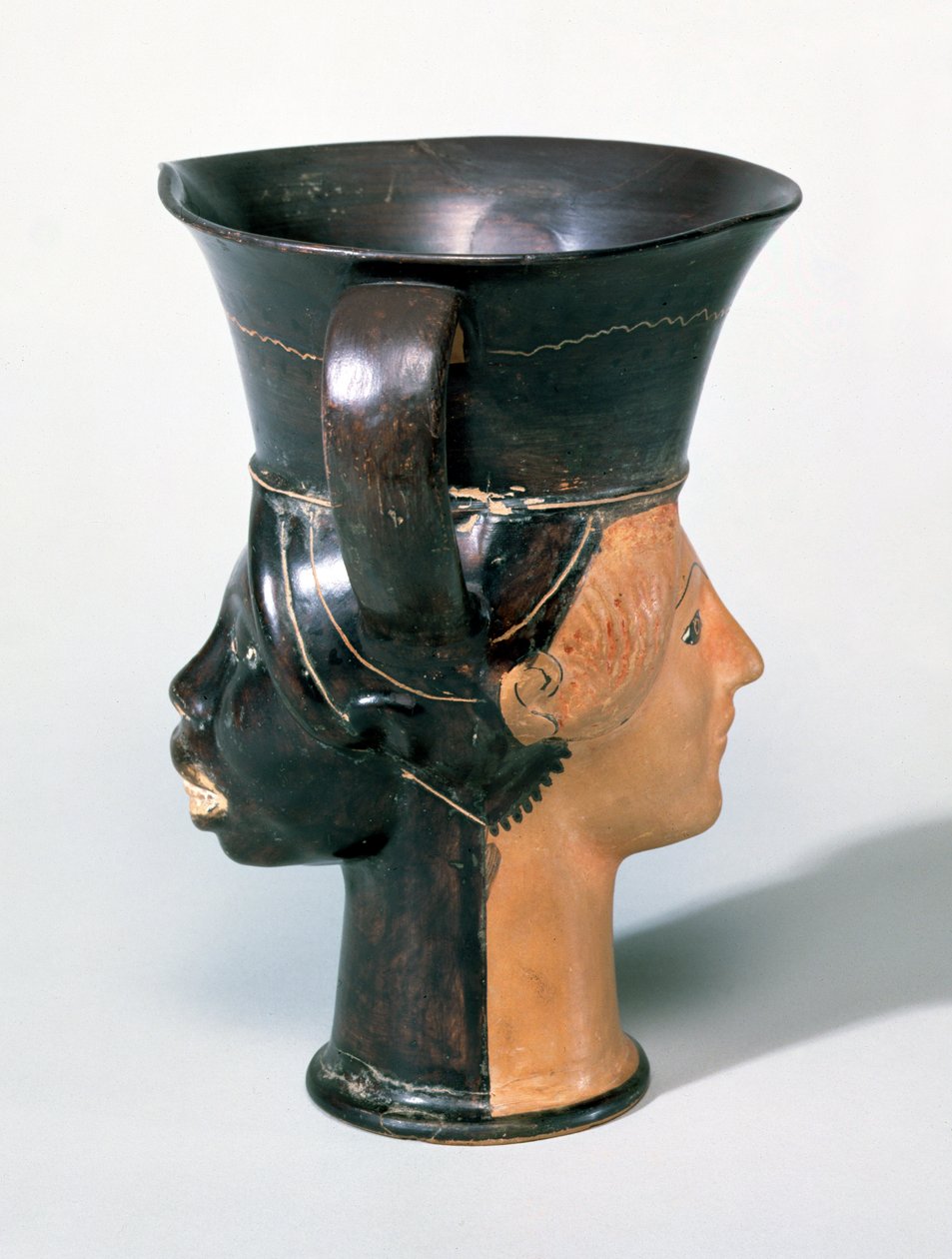 Attischer Janiform-Kantharos-Becher, ca. 470 v. Chr. von Greek