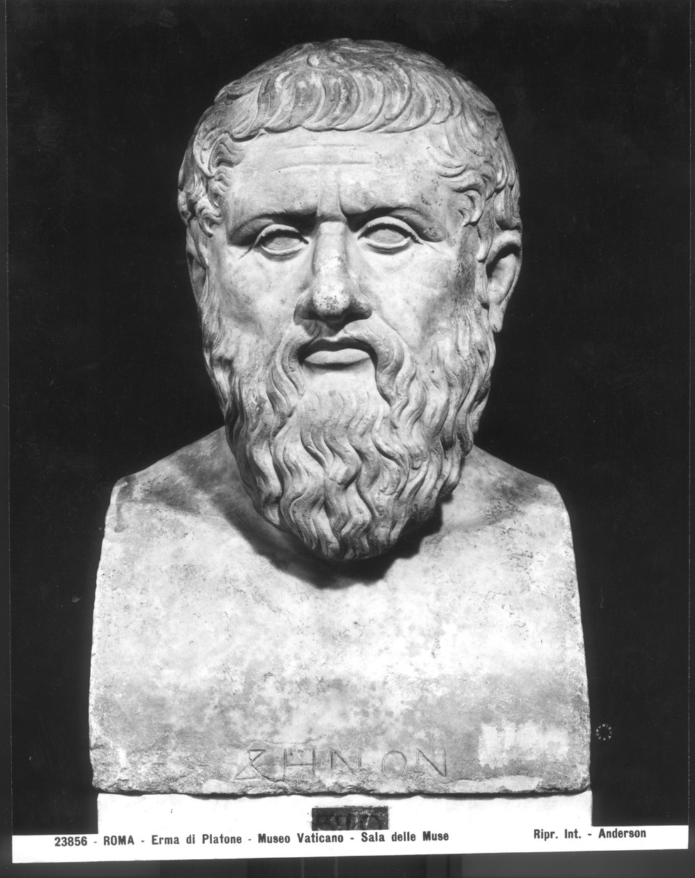 Büste von Plato (ca. 427-347 v. Chr.) von Greek