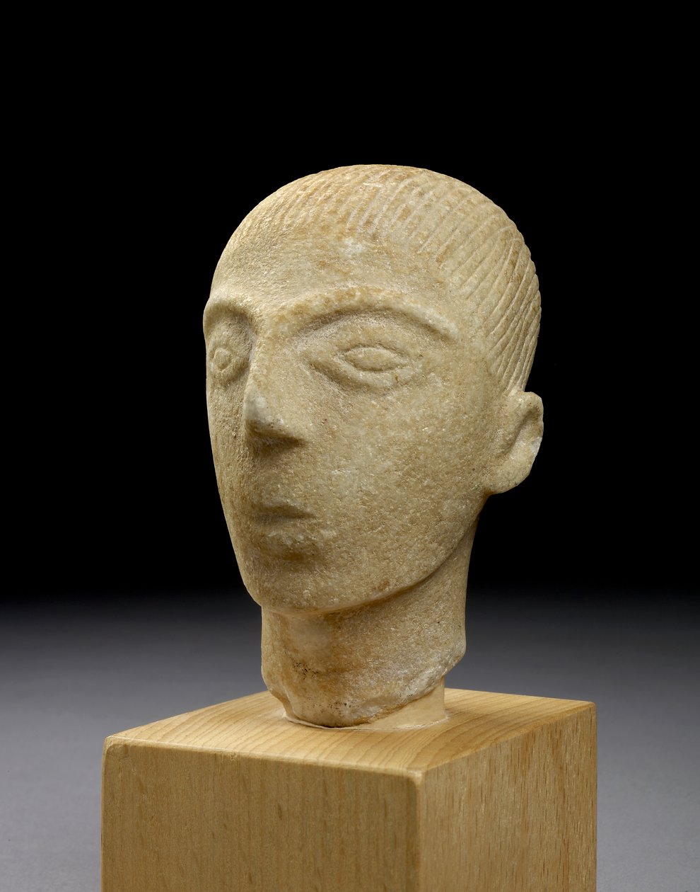 Kopf einer kykladischen Figurine von Greek