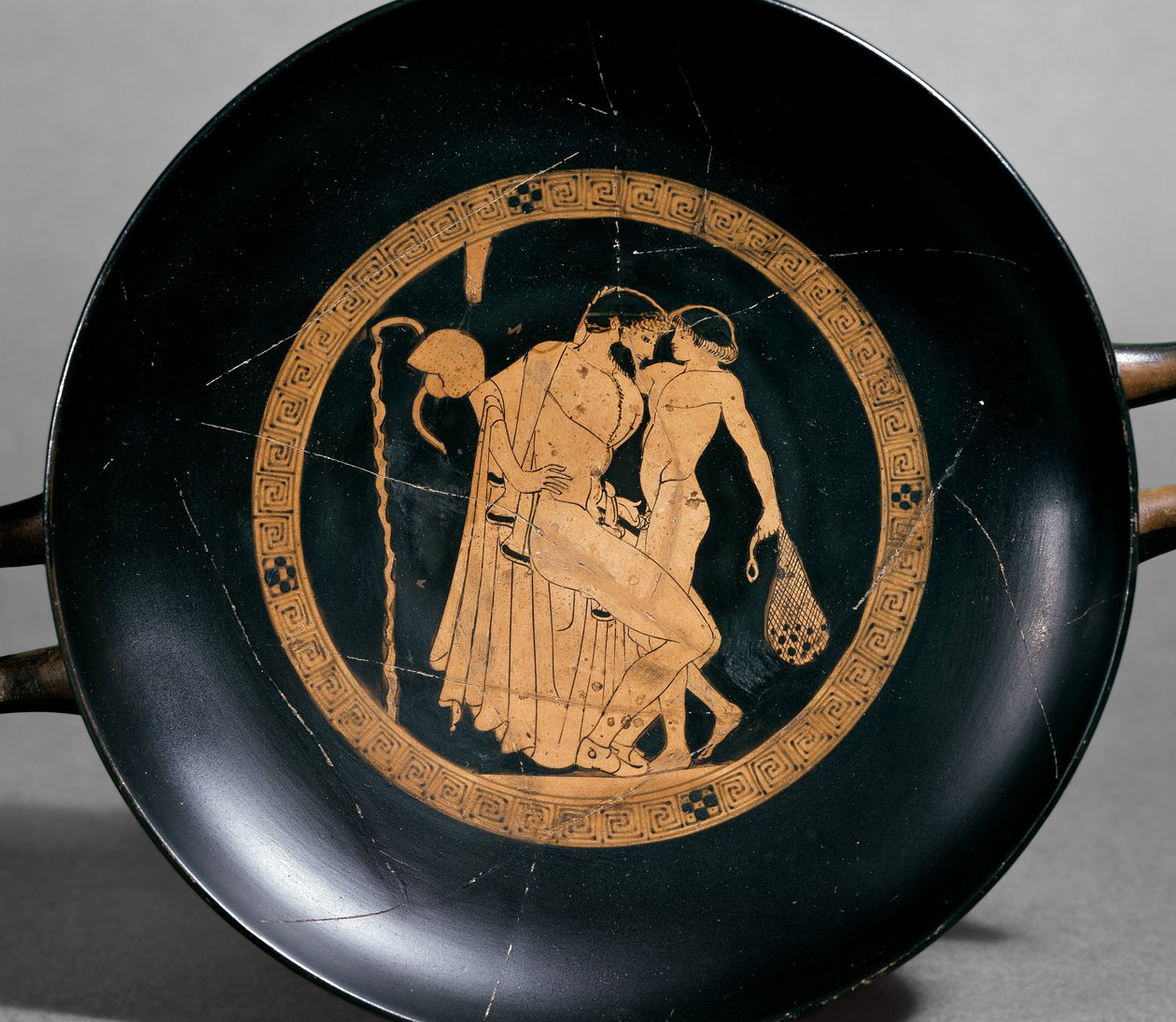 Rotfigurige Tasse von Greek School