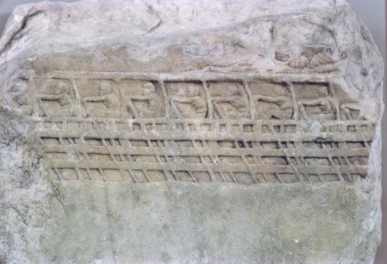 Relief einer Triere von Greek School