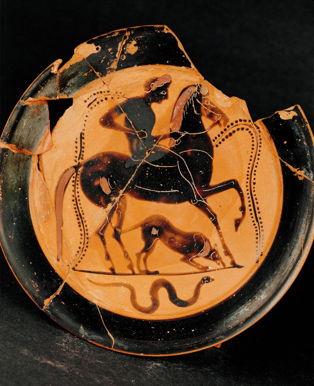 Reiter und sein Hund von Greek School