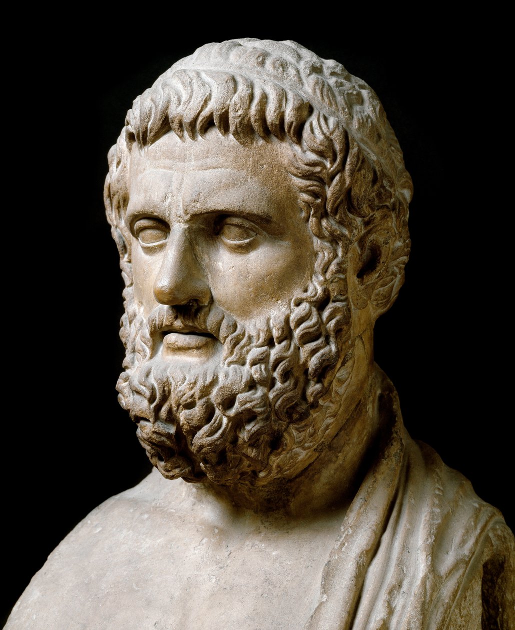Büste von Solon (Marmorskulptur) von Greek or Roman