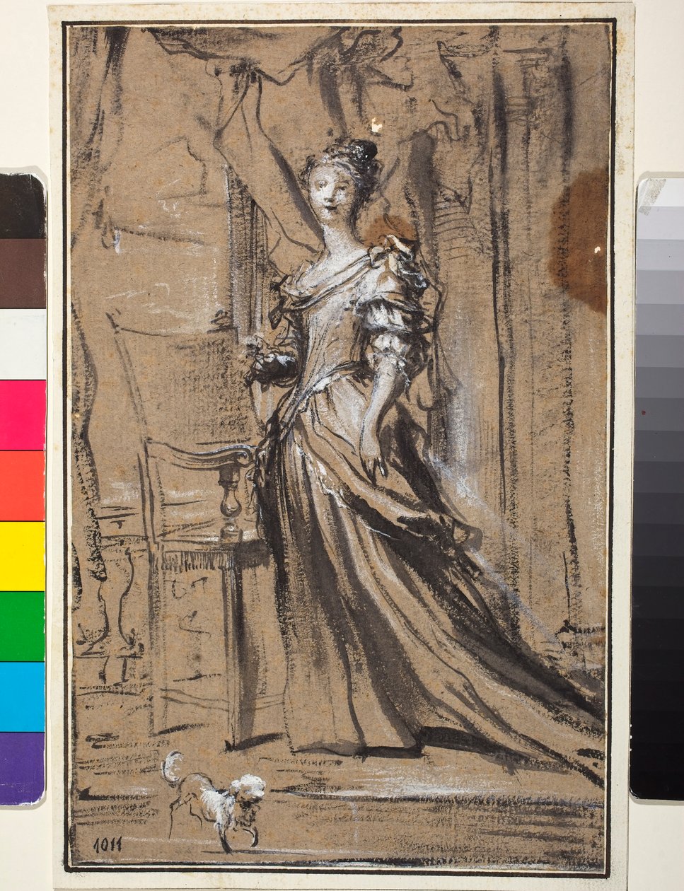 Porträt einer Dame von Gregorio De Ferrari
