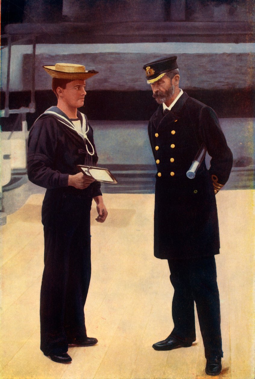 Kommandant und Matrose, R.N., 1901 von Gregory and Co