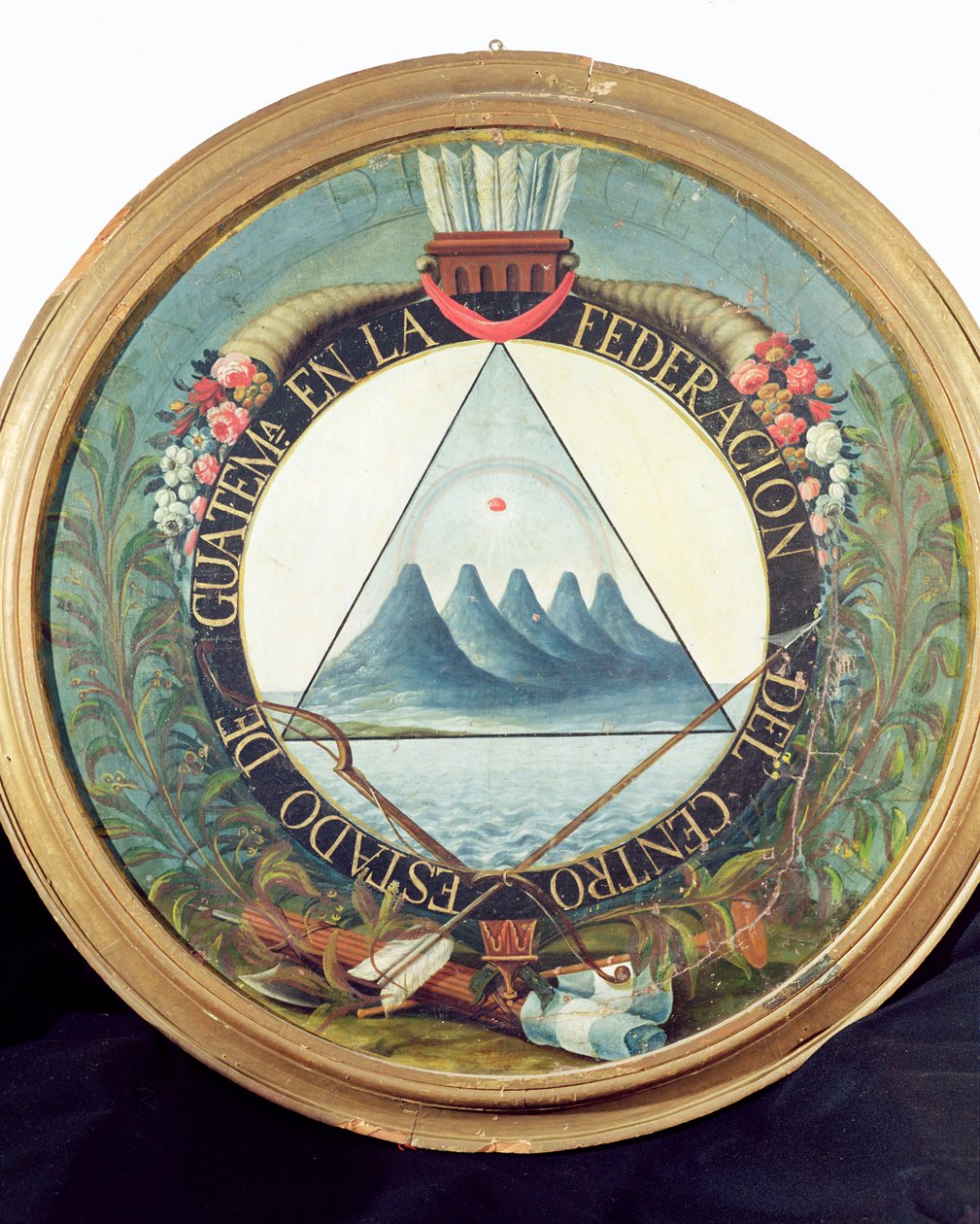 Abzeichen der Föderation von Guatemala, 15. September 1821 von Guatemalan School