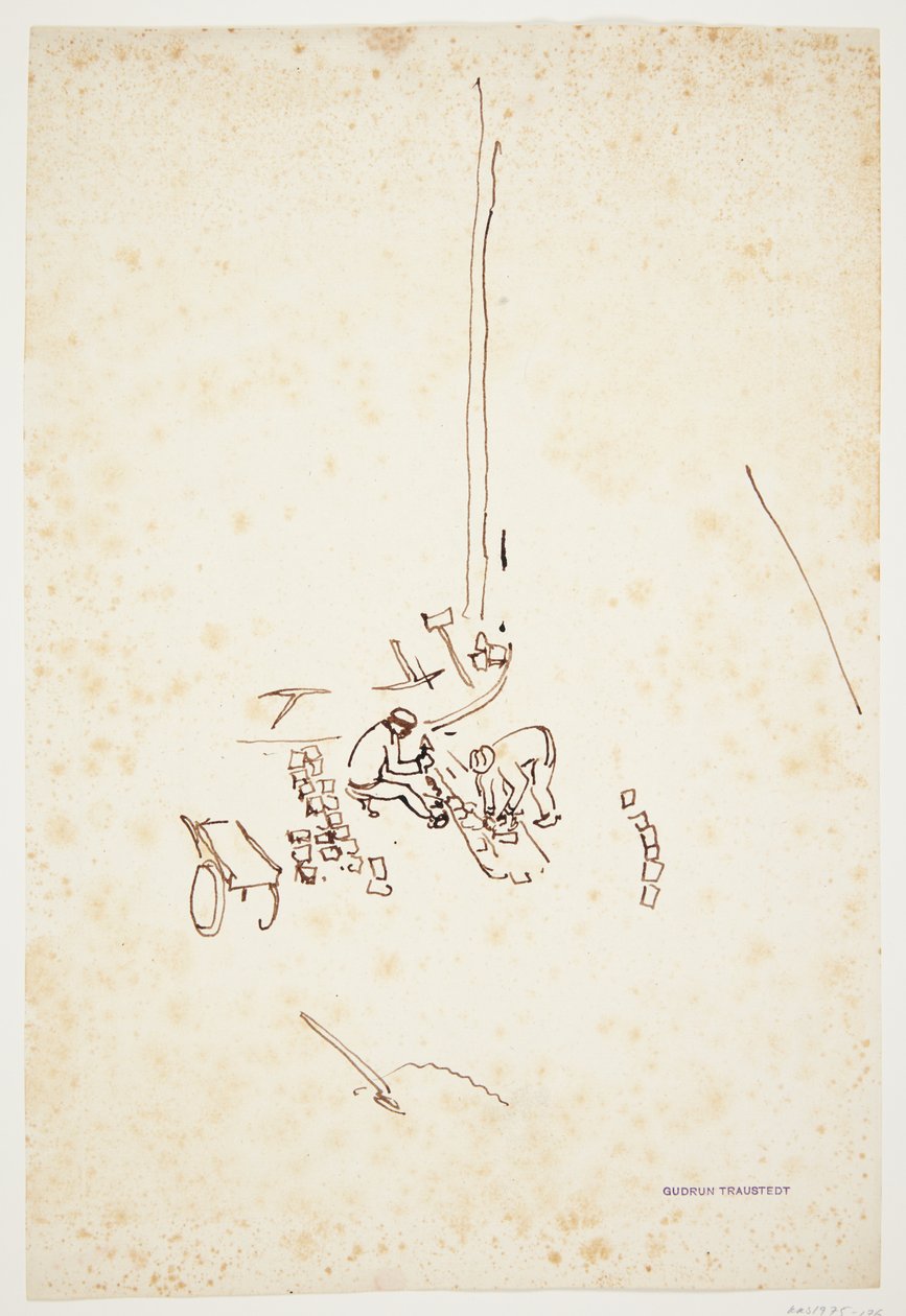 Straßenarbeiter von Gudrun Traustedt