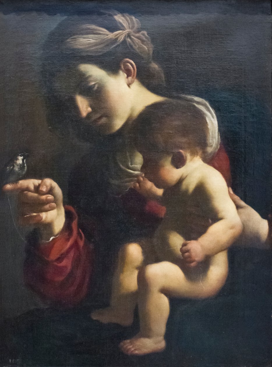 Madonna des Spatzes von Guercino (1591 1666)