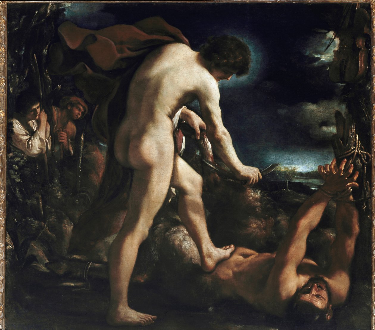 Apollo und Marsyas von Guercino