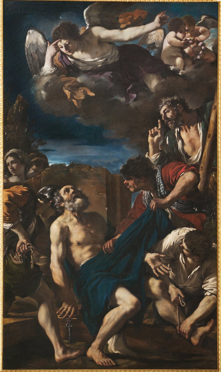 Das Martyrium des heiligen Petrus von Guercino