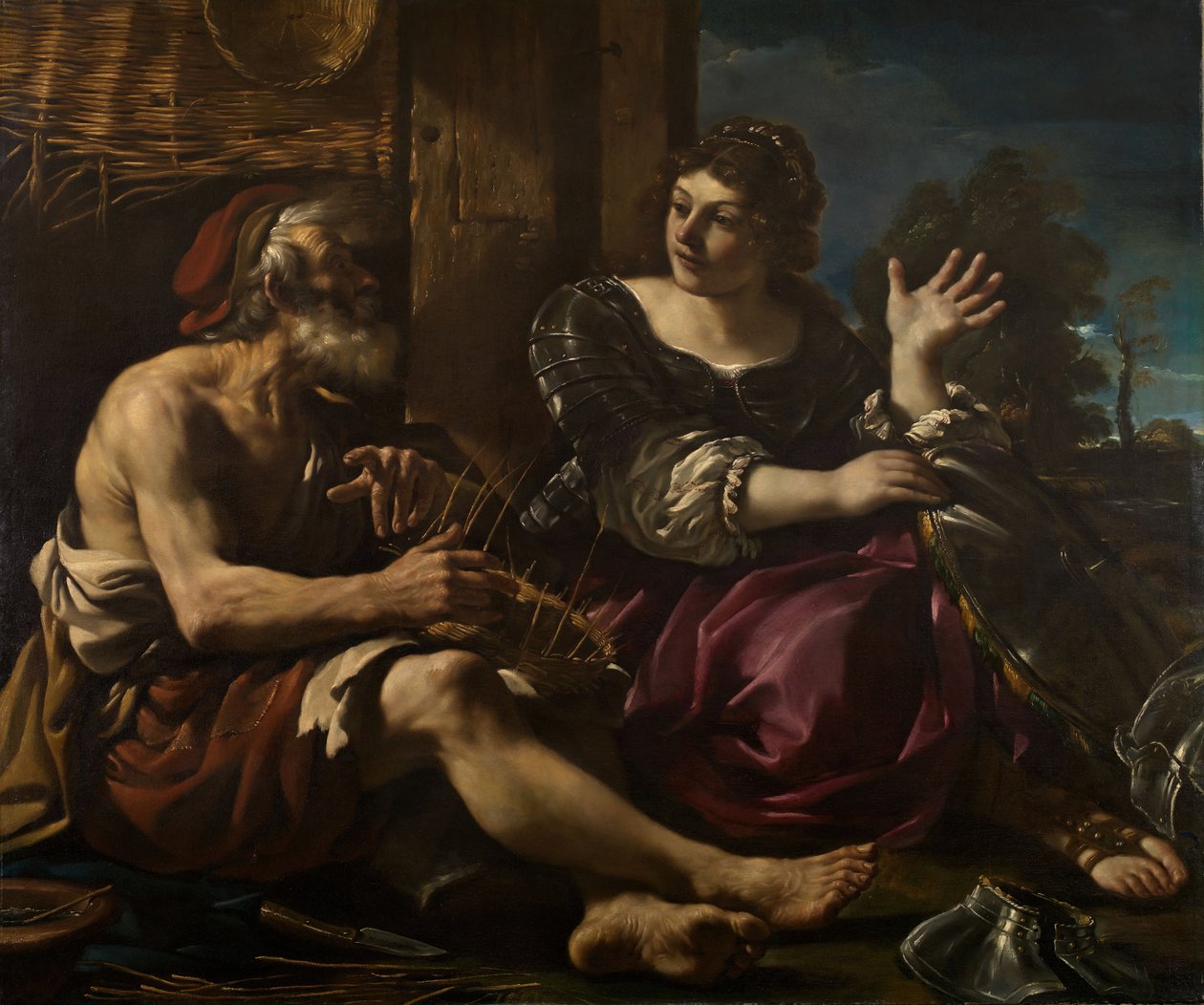 Erminia und der Hirte von Guercino