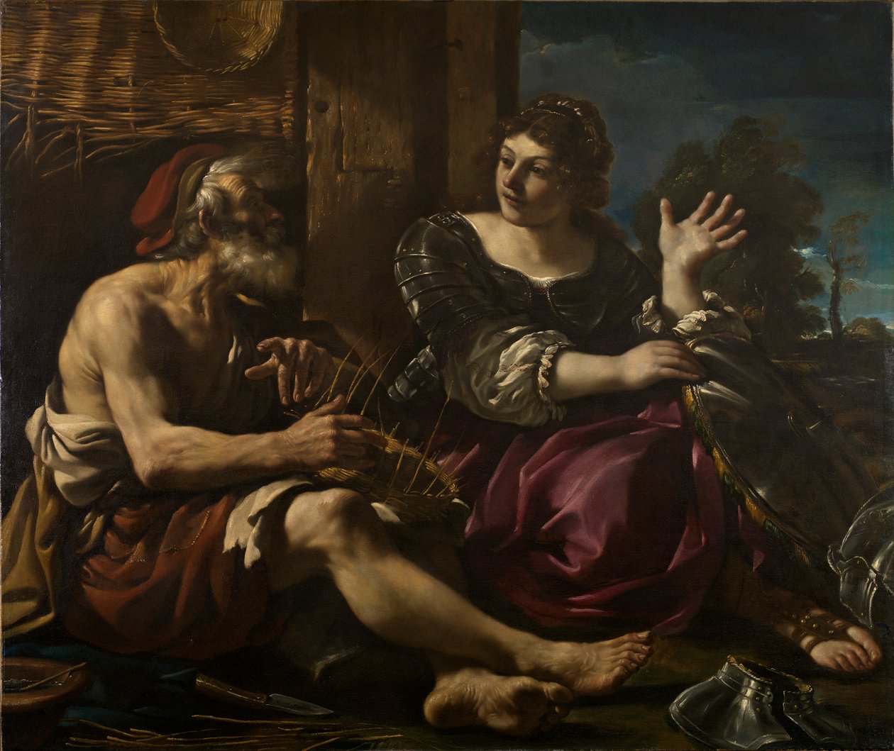 Erminia und der Hirte von Guercino