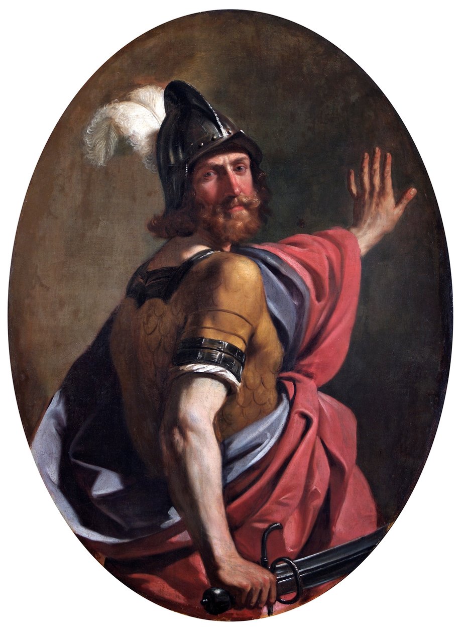 Mars als Krieger, 1630 von Guercino