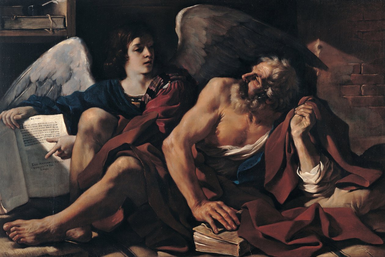 Der heilige Matthäus und der Engel von Guercino