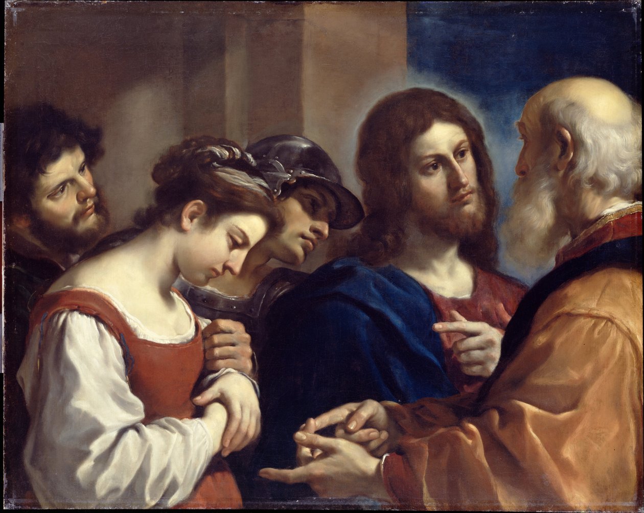 Die Ehebrecherin von Guercino