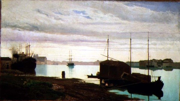 Der Giudecca-Kanal, Venedig von Guglielmo Ciardi