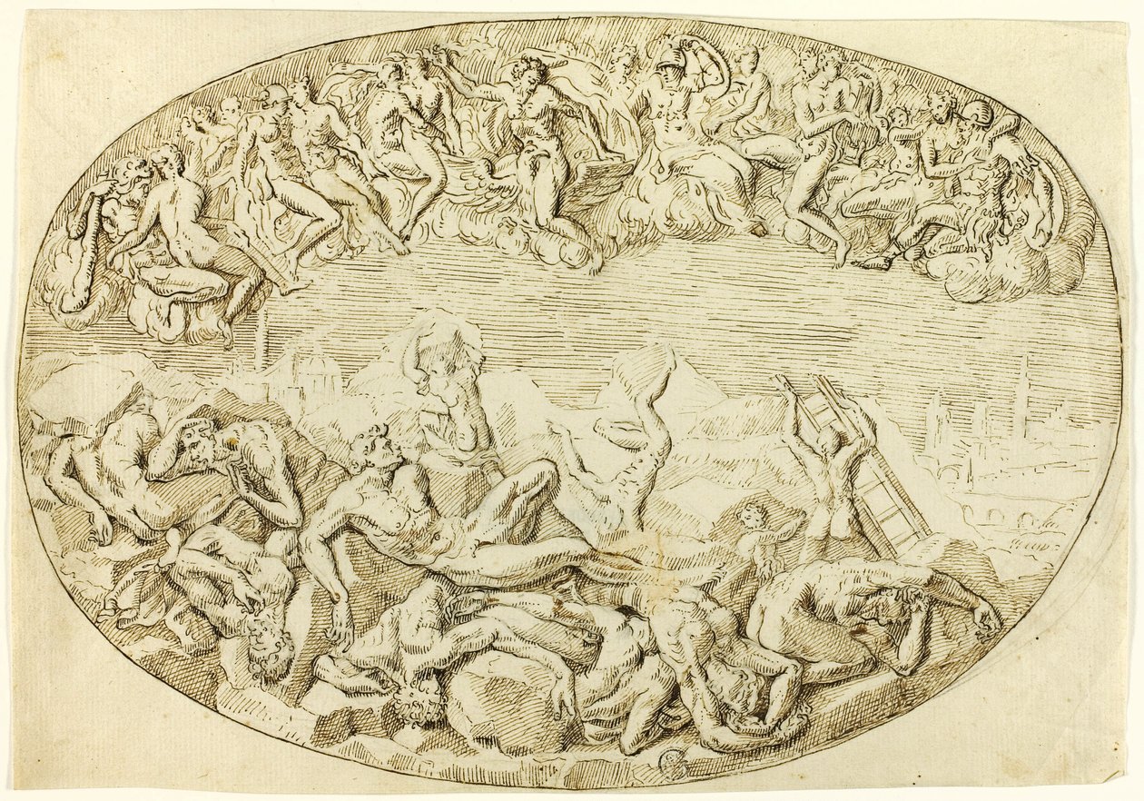 Sturz der Giganten von Guglielmo della Porta