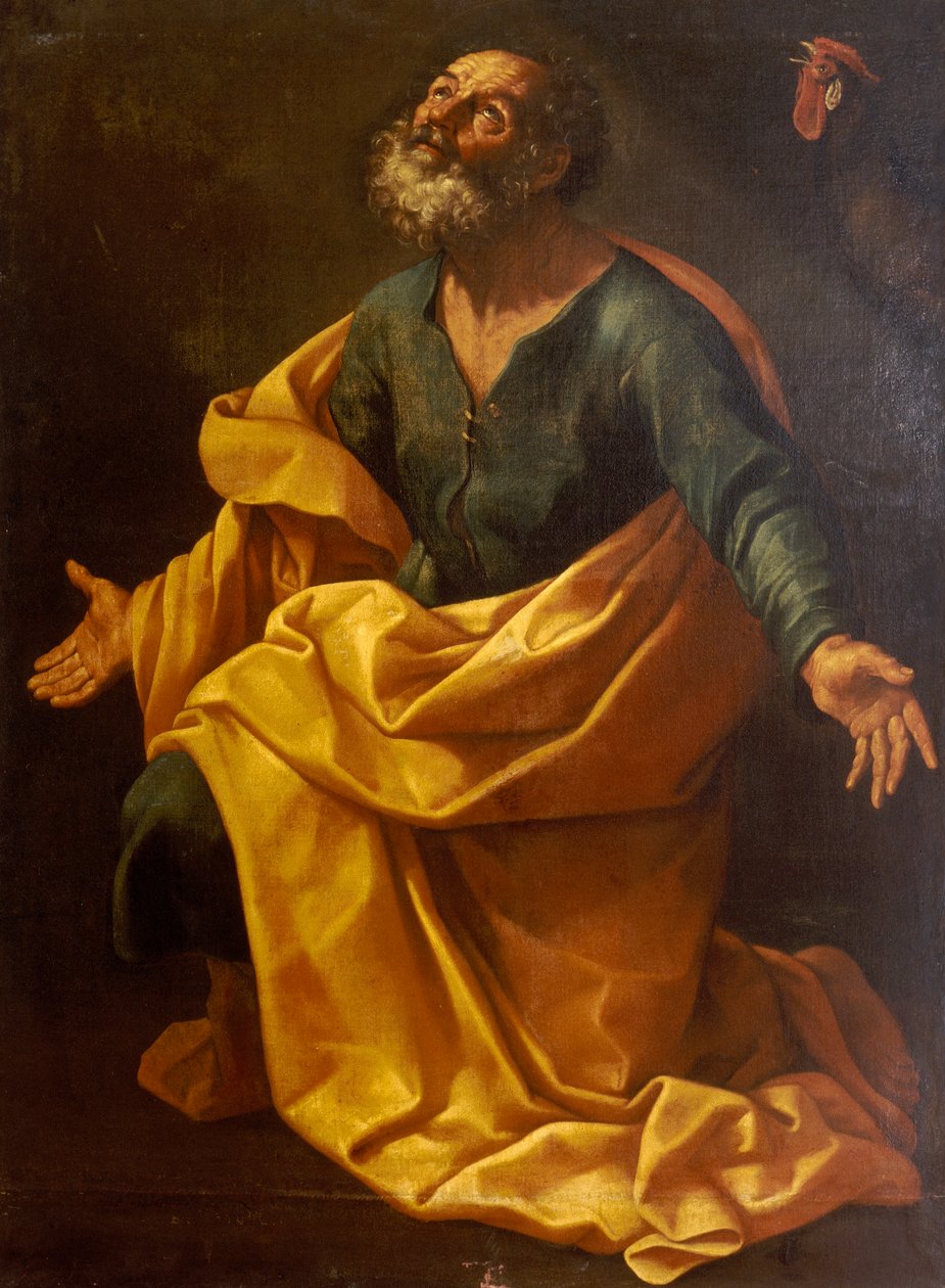 St. Peter betet von Guido Reni