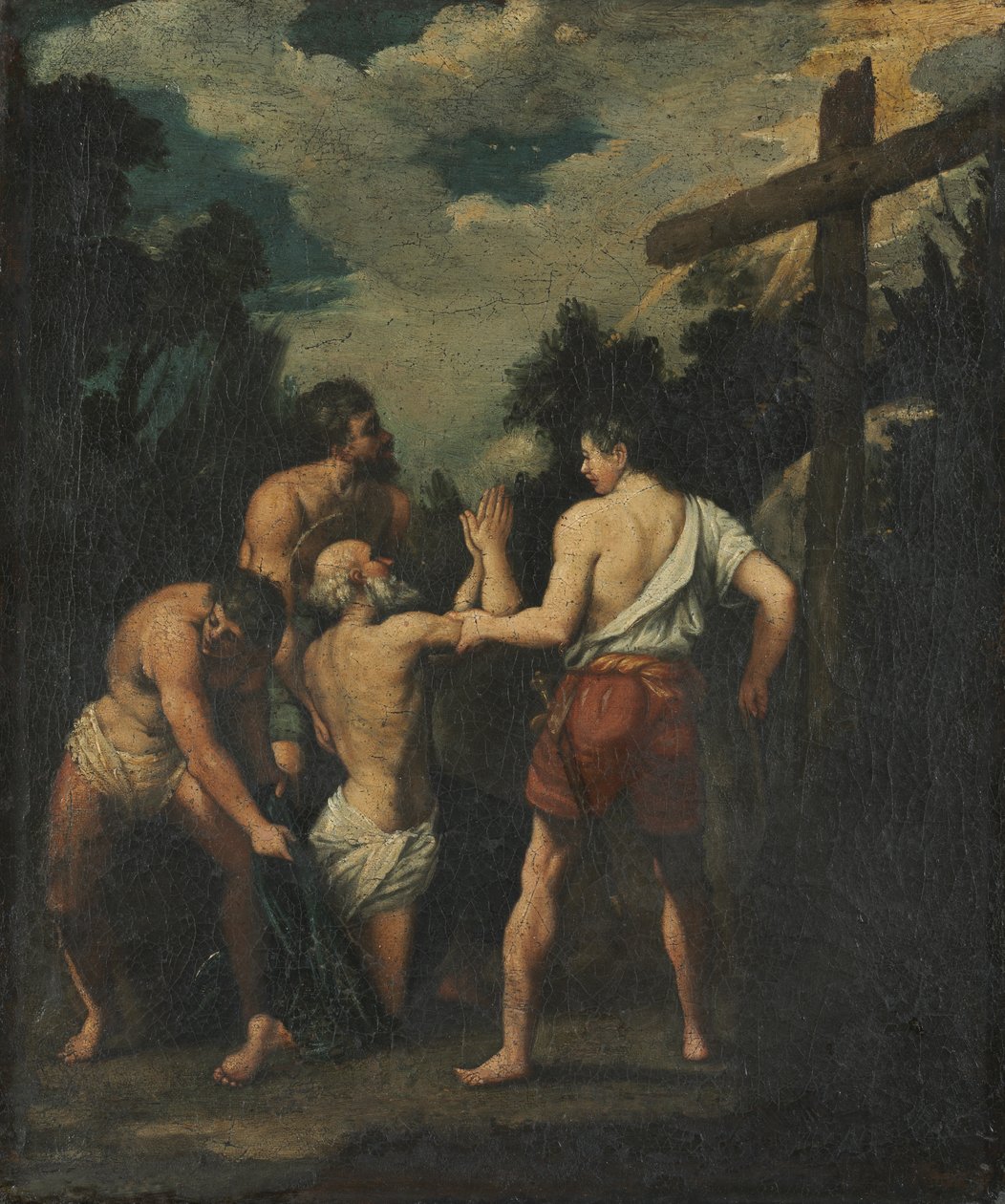 Martyrium des Heiligen Andreas von Guido (after) Reni