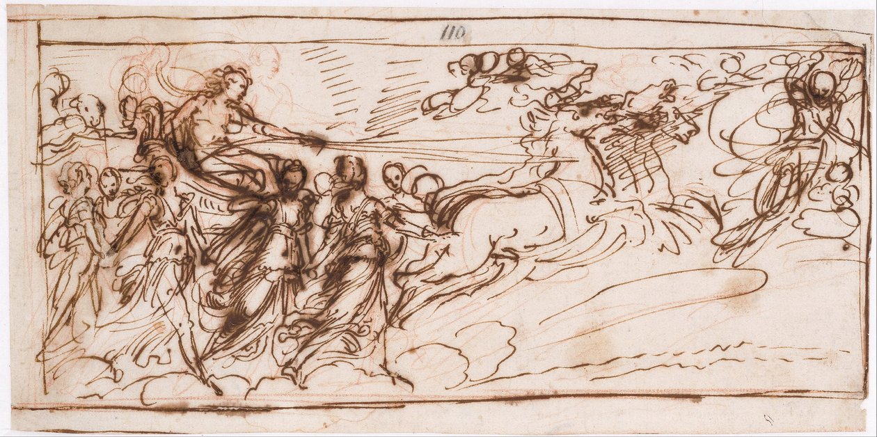 Apollo auf dem Sonnenwagen von Guido Reni