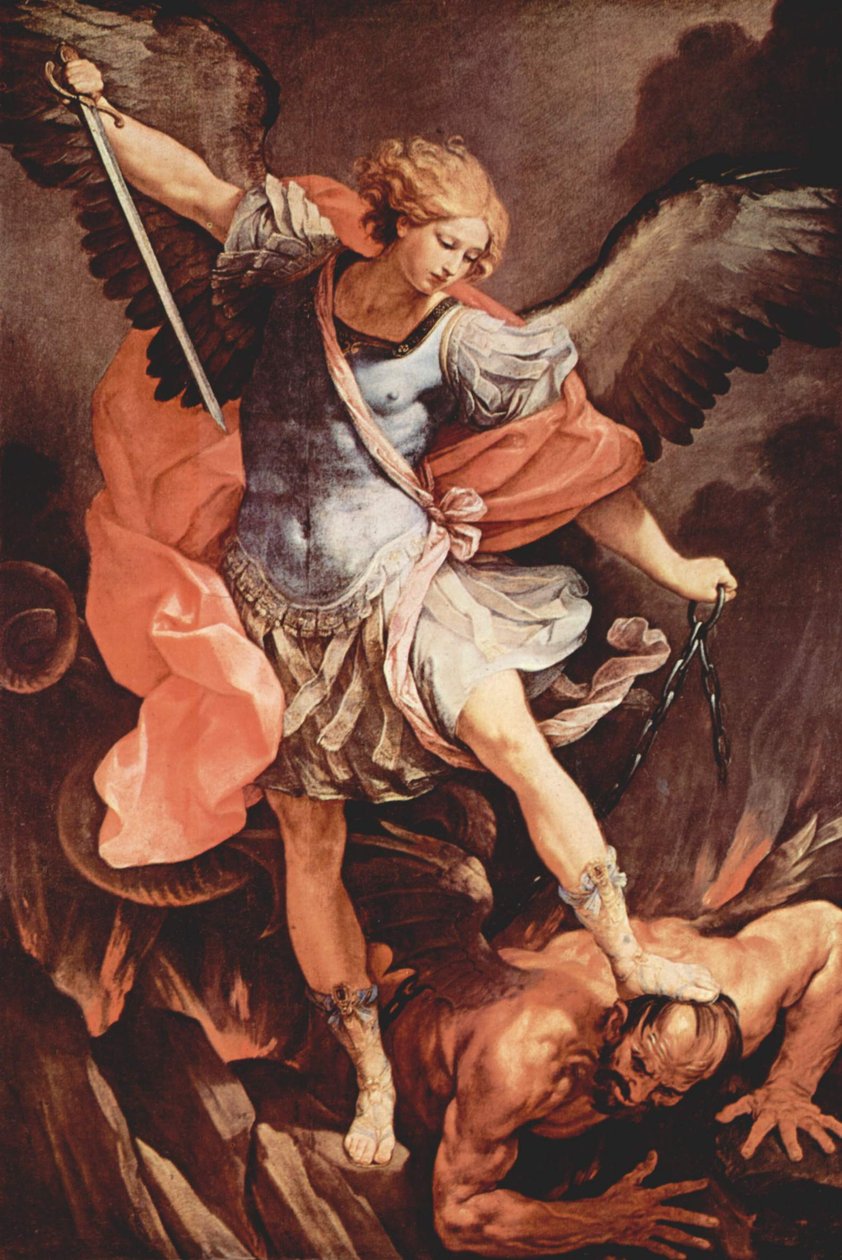 Erzengel Michael besiegt Satan von Guido Reni