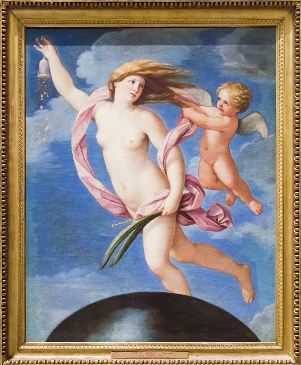 Fortuna von der Liebe zurückgehalten von Guido Reni