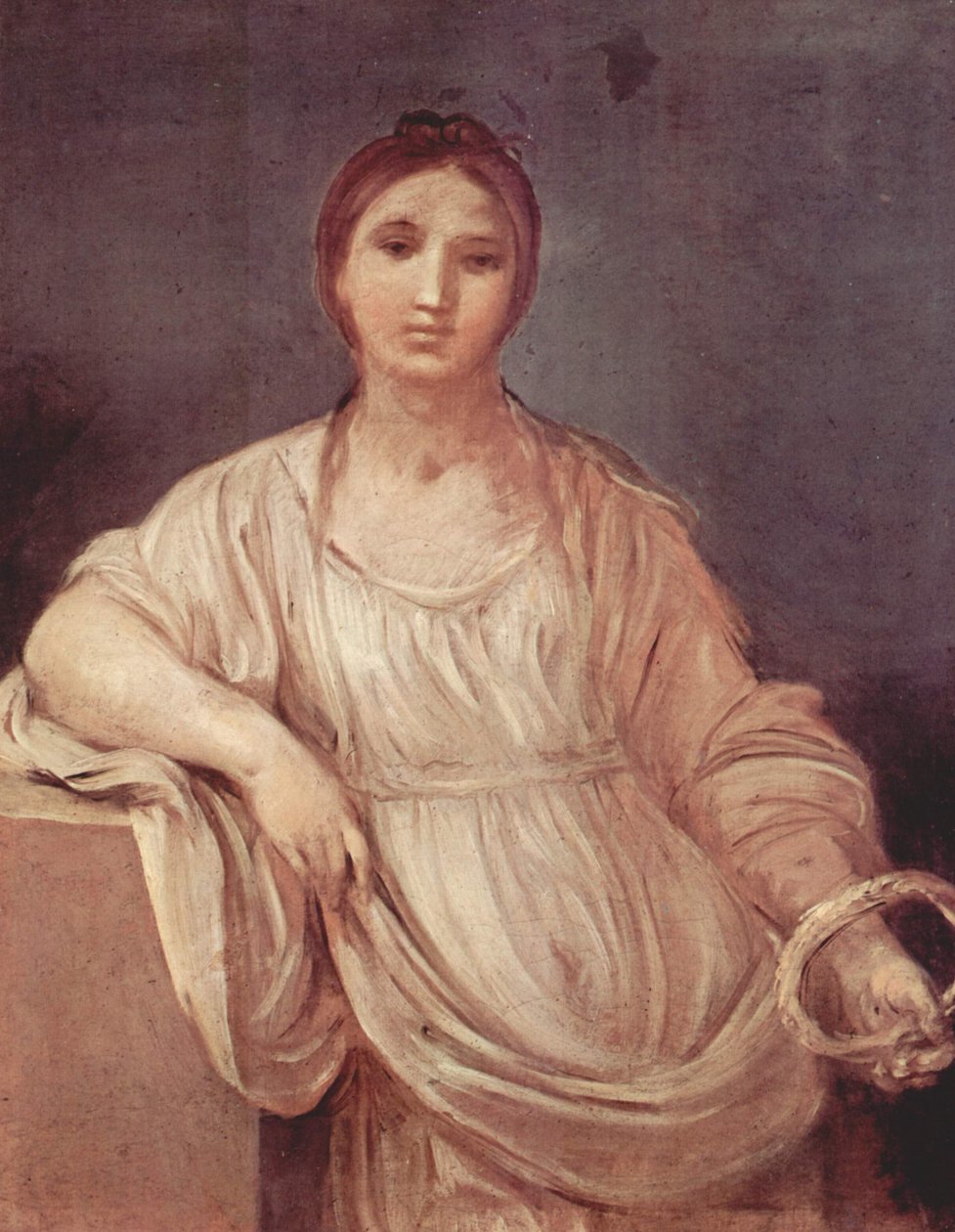 Porträt eines Mädchens mit Krone von Guido Reni