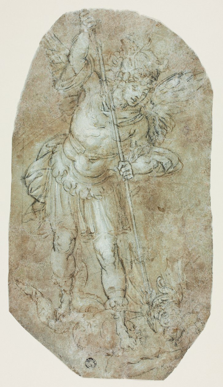 Erzengel Michael und der Teufel von Guido Reni