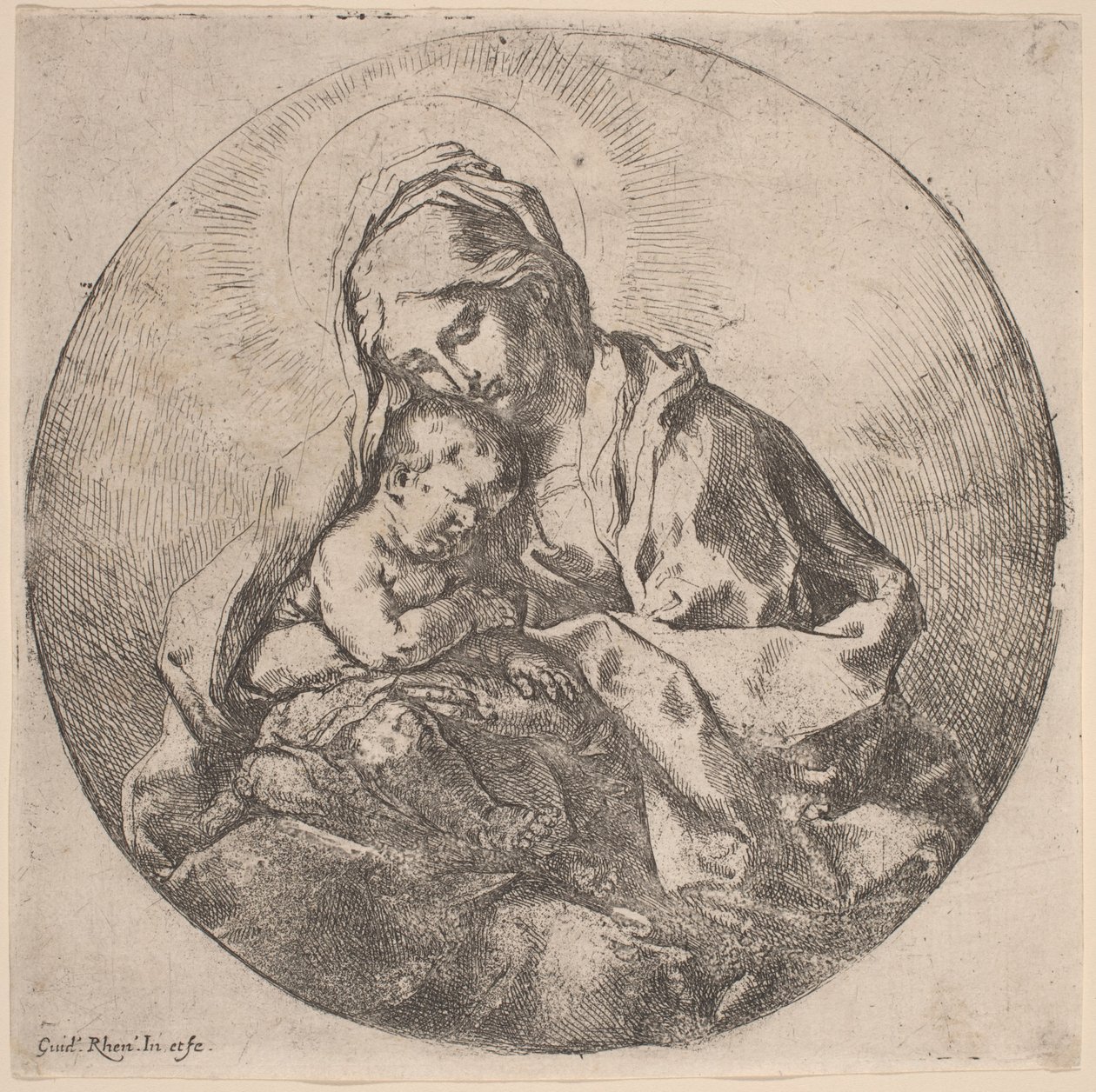 Jungfrau und Kind von Guido Reni
