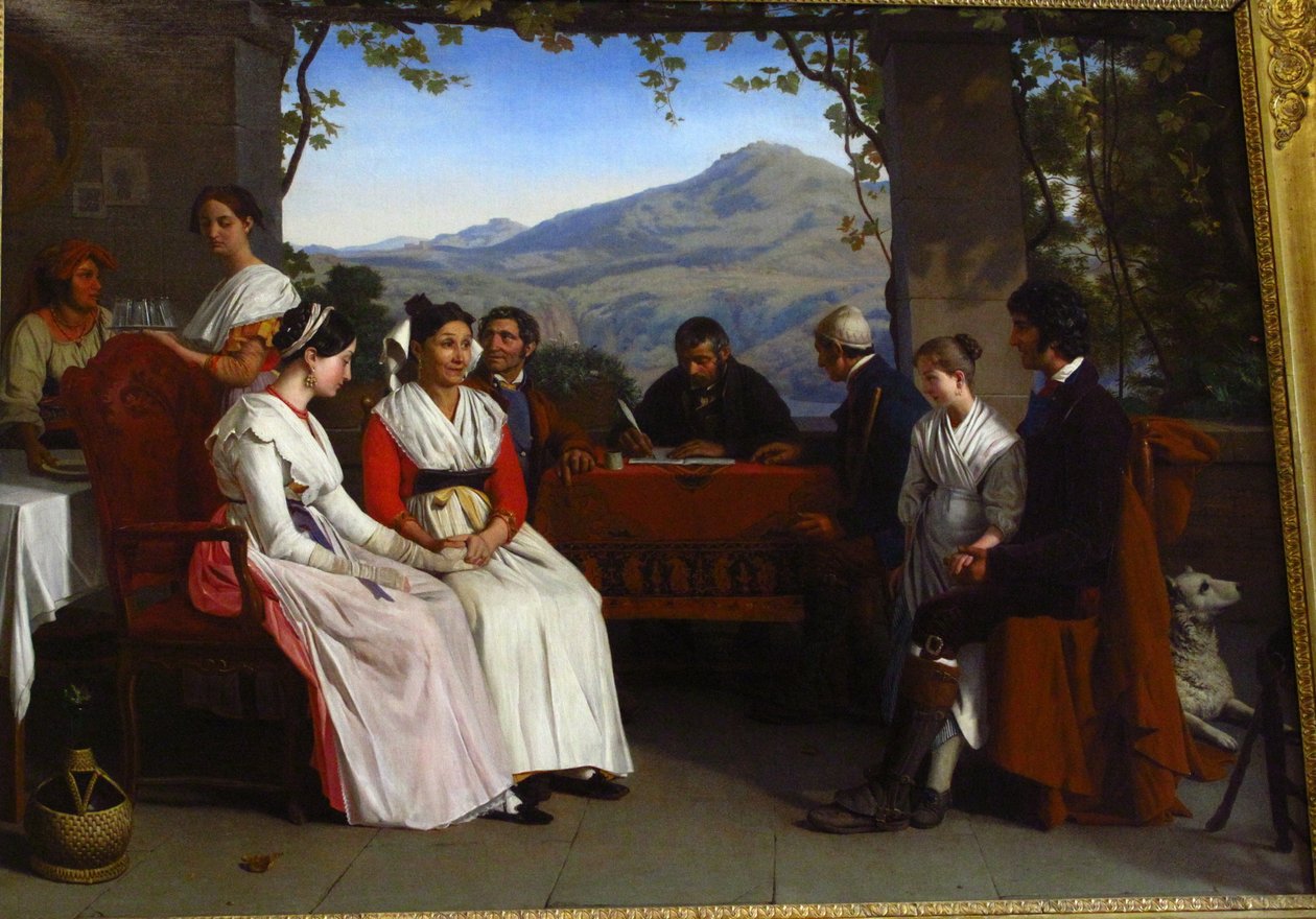 Heiratsvertrag in Italien von Guillaume Bodinier