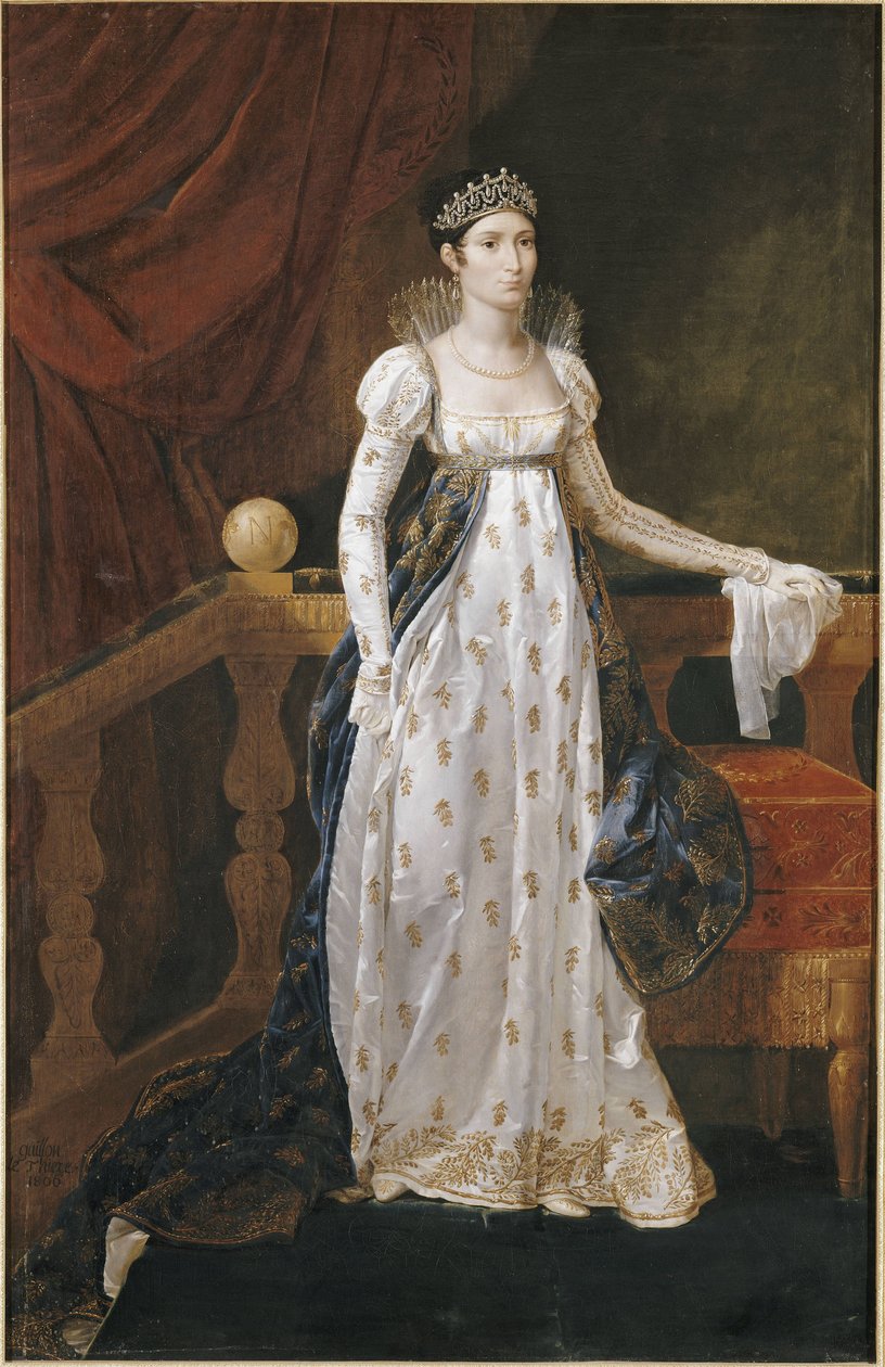 Elisa Bonaparte-Baciocchi, Großherzogin der Toskana von Guillaume Guillon Lethière