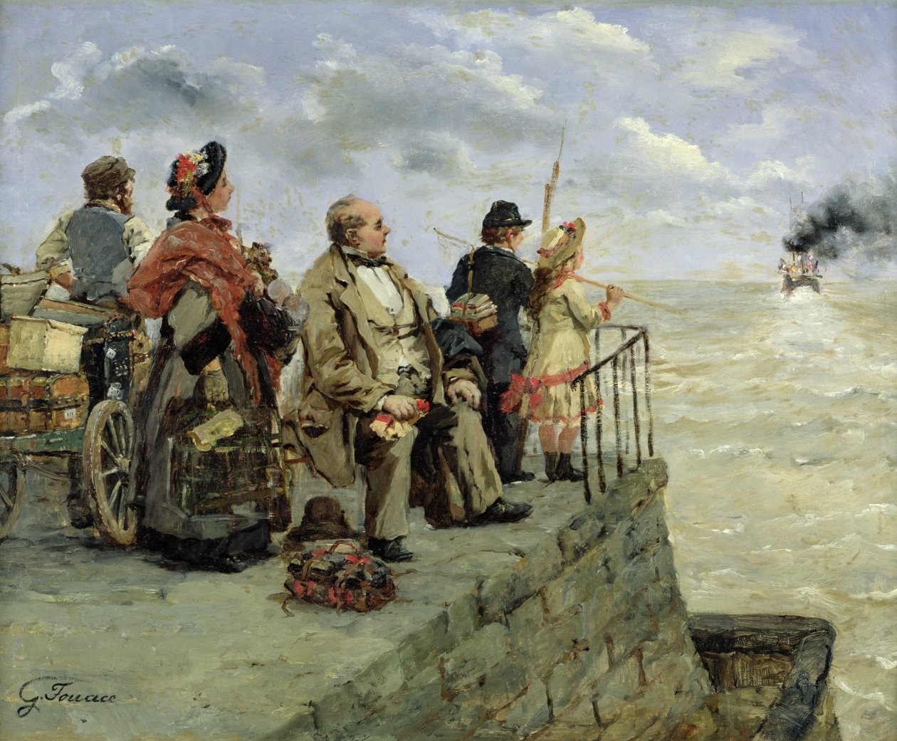 Abreise nach Jersey von Guillaume Romain Fouace