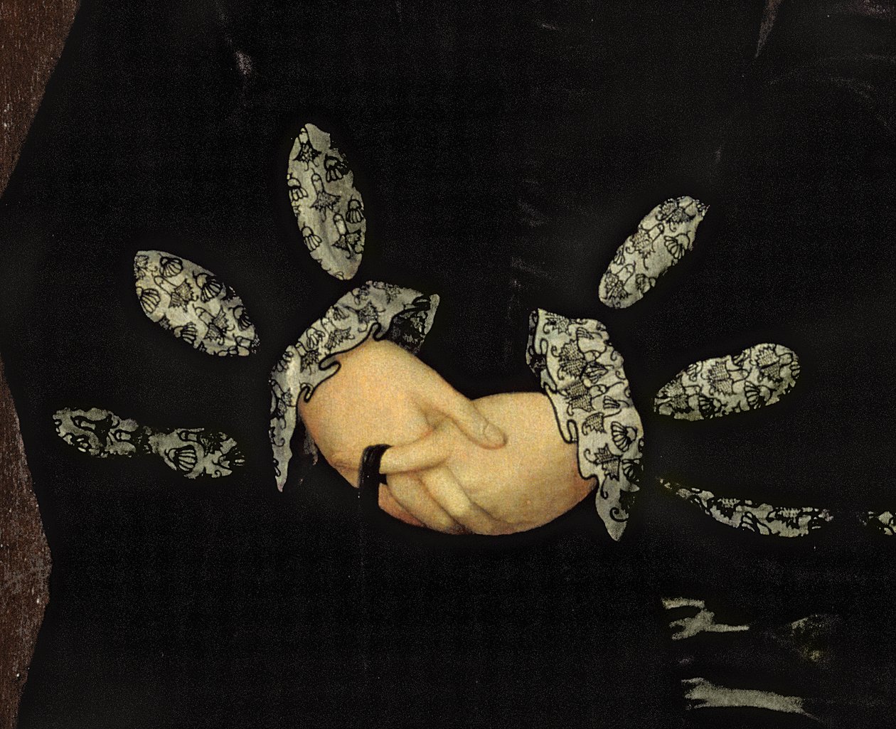 Schwarzstickerei, ca. 1546 (Detail) von Guillaume Scrots