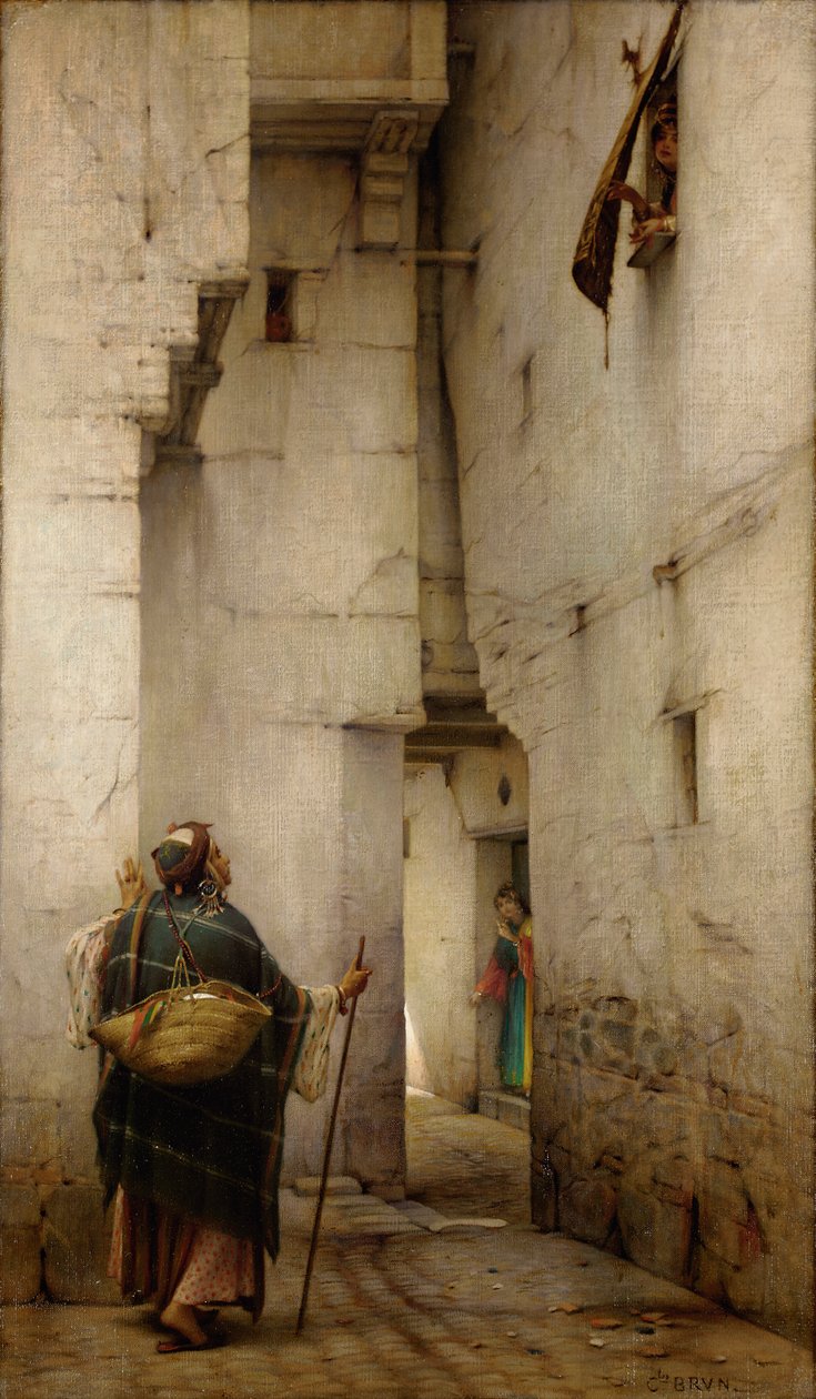 Die Gasse von Guillaume Charles Brun