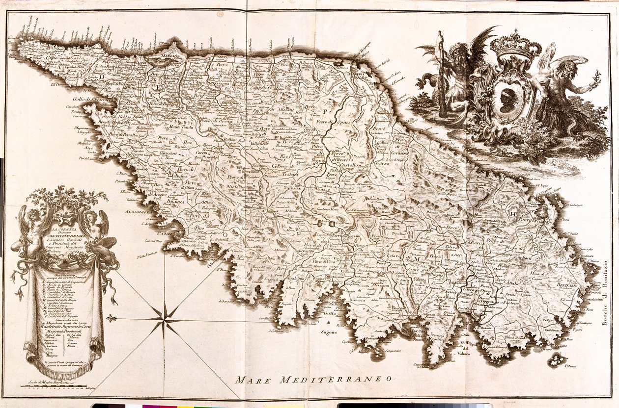 Korsika, Frankreich von Guillaume Delisle