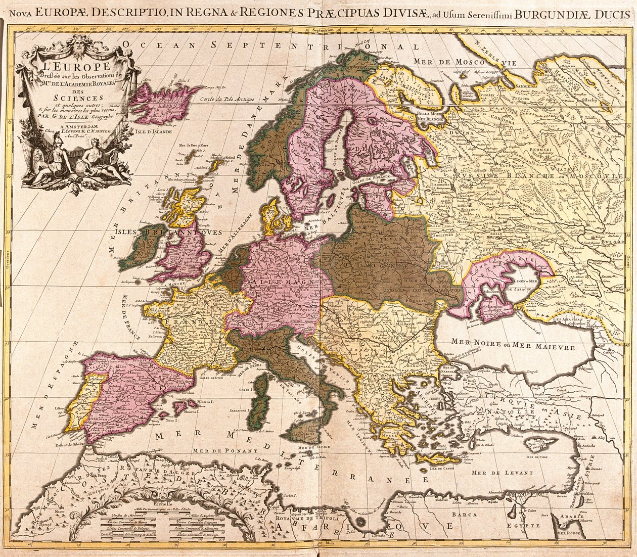 Europa von Guillaume Delisle