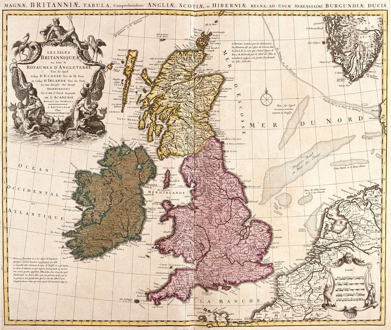 Großbritannien und Irland von Guillaume Delisle