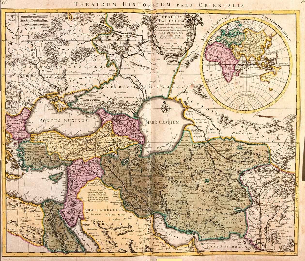 Nordwestasien von Guillaume Delisle